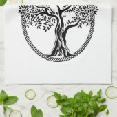 生命の木Thunder_Cove  キッチンタオル (折り畳み)