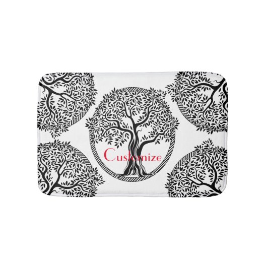 生命の木Thunder_Cove バスマット (正面)