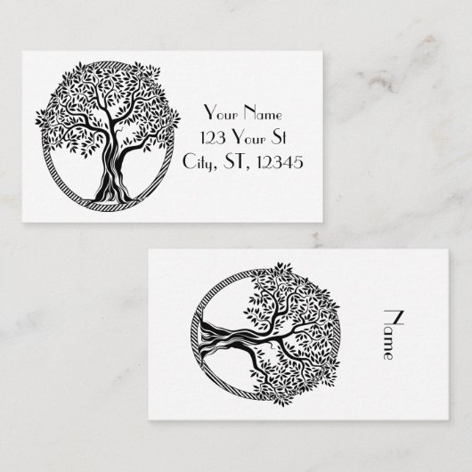 生命の木Thunder_Cove  名刺 (正面/裏面)