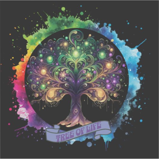 生命の木v2 シール (正面)