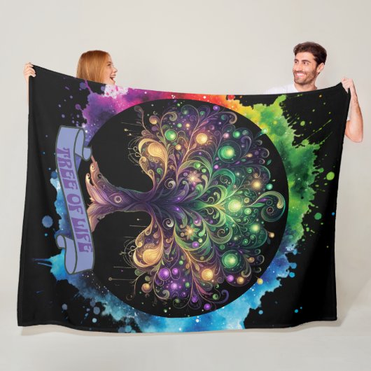 生命の木v2 フリースブランケット (インサイチュ)