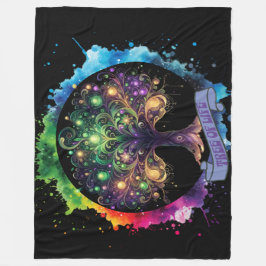 生命の木v2 フリースブランケット