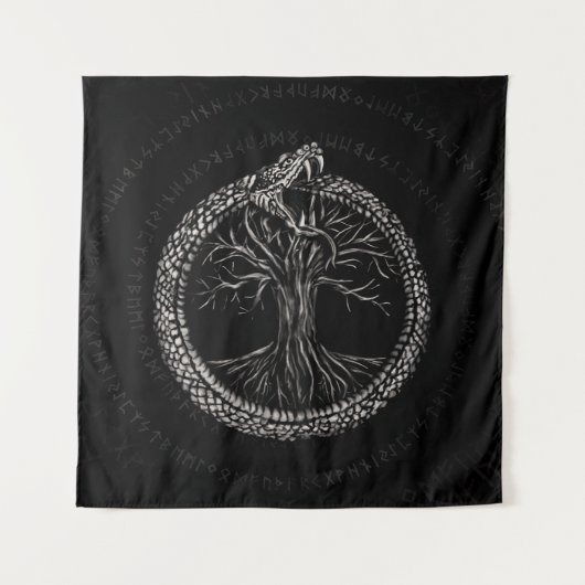 生命の樹とのOuroboros タペストリー (正面)