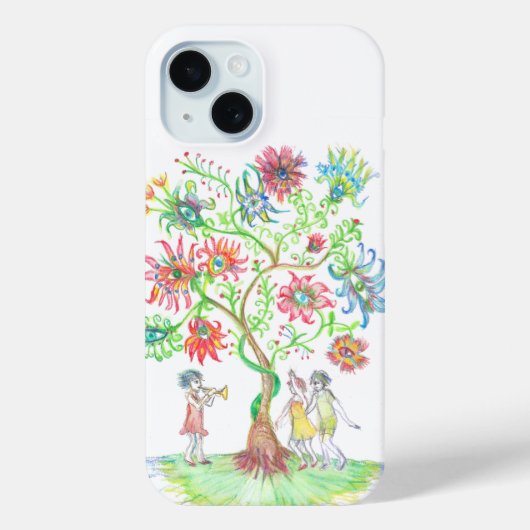 生命の樹とダンサー Case-Mate iPhoneケース (裏面)