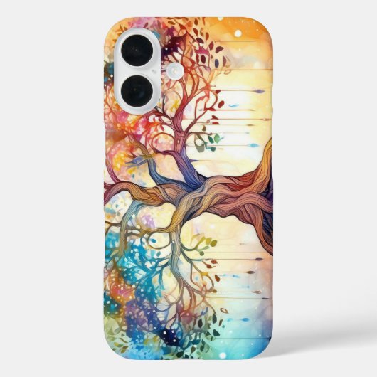 生命の樹のデザイン Case-Mate iPhoneケース (裏面)
