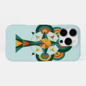 生命の樹ボヘミアンマンダラアート iPhoneケース (裏面横)