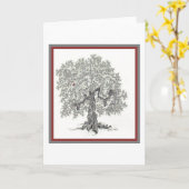 生命の樹 カード (黄色い花)