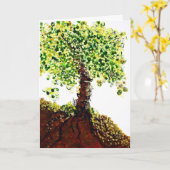 生命の樹 カード (黄色い花)