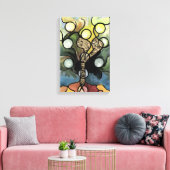 生命の樹 キャンバスプリント (インサイチュ (リビング))