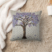 生命の樹,ジャカランダ装飾用クッション クッション (ブランケット)