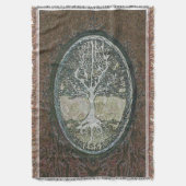 生命の樹 スローブランケット (正面縦)