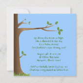 生命の樹; ベビーシャワー 招待状 (正面)