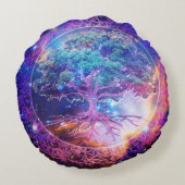 生命の樹 ラウンドクッション (裏面)