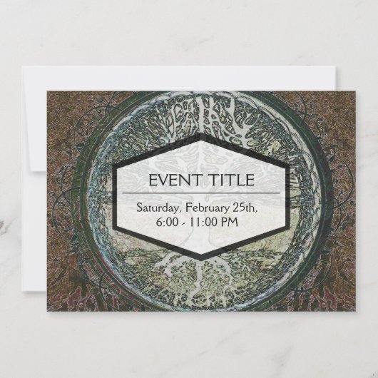 生命の樹 招待状 (裏面)