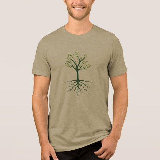 生命の樹 根っこ グラフィックTシャツ トライブレンドTシャツ (正面)