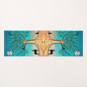 生命の樹 水彩画 ヨガマット (正面(横))