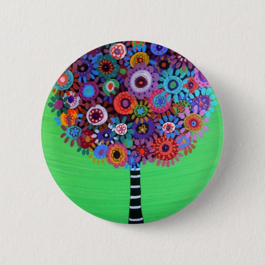 生命の樹 缶バッジ (正面)