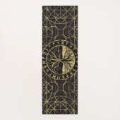 生命の樹- YggdrasilおよびRunes ヨガマット (裏面)