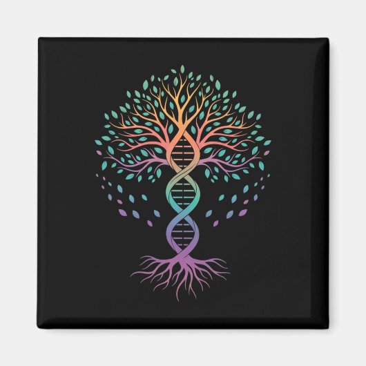 生命の樹DNA教師, 生物教師, 科学 マグネット (正面)