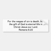 生命の永遠のギフト バンパーステッカー (正面)