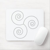 生命の灰色の螺線形 マウスパッド (マウス)