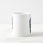 生命の炎：スカルデザイン。 コーヒーマグカップ (中央)