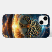 生命の球体 - 黄金の世界樹 Case-Mate iPhoneケース (裏面 (横))