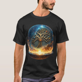 生命の球体 - 黄金の世界樹 Tシャツ