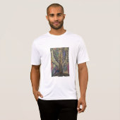 生命の神木 天使の翼と宝石 Tシャツ (正面フル)