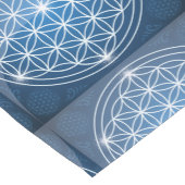 生命の神聖な幾何学の形の花の生命の種子 ショートテーブルランナー (コーナー)