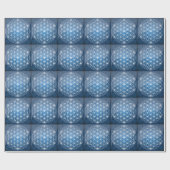 生命の神聖な幾何学の形の花の生命の種子 ラッピングペーパー (フラット)