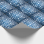 生命の神聖な幾何学の形の花の生命の種子 ラッピングペーパー (角)