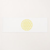 生命の神聖な幾何学の花 ヨガマット (正面(横))