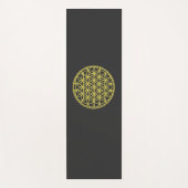 生命の神聖な幾何学の花 ヨガマット (正面)