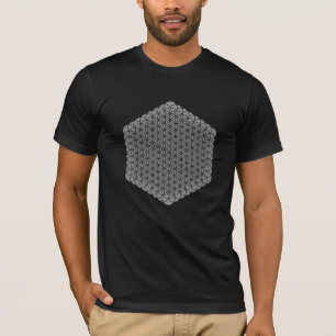 生命の神聖な幾何学の花 Tシャツ