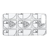 生命の神聖な幾何学トリスケオンの花 Case-Mate iPhoneケース (裏面(横))