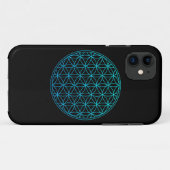 生命の神聖な形を象徴する古代禅の花  Case-Mate iPhoneケース (裏面(横))