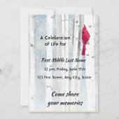 生命の祭典 招待 カーディナルバード 招待状 (裏面)