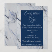 生命の祭典 追悼式 招待状 (正面/裏面)