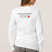 生命の私のゴールはあることです…. Tシャツ (裏面)