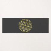 生命の種子の神聖な幾何学ヨガマット ヨガマット (正面(横))