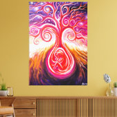 生命の種 キャンバスプリント (インサイチュ (リビング))