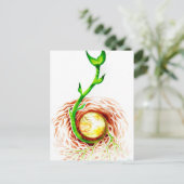 生命の種 ポスター キャンバスプリント ポストカード (スタンド正面)