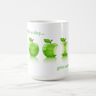 生命の緑のApple コーヒーマグカップ
