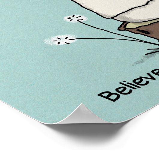 生命の美しいに気付く ポスター (角)