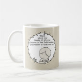 生命の美しい コーヒーマグカップ (左)