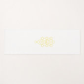 生命の聖なる幾何学の木 ヨガマット (正面(横))