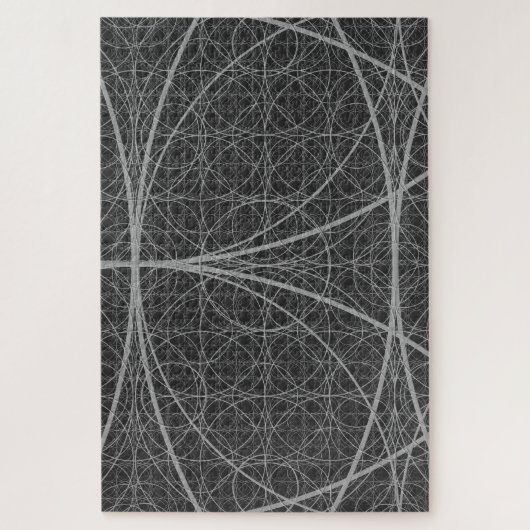 生命の花の神聖な幾何学 ジグソーパズル (縦)