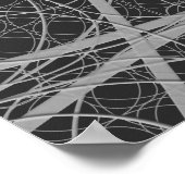 生命の花の神聖な幾何学 ポスター (角)