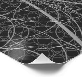 生命の花の神聖な幾何学 ポスター (コーナー)